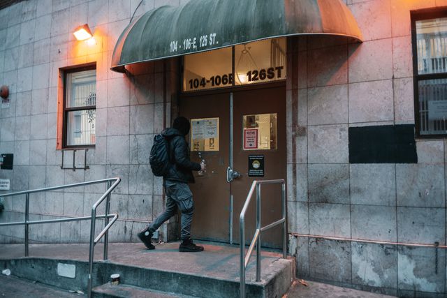 New York Harm Reduction Educators is the only tenant in the building it occupies on East 126th Street, which made it easier to open an overdose prevention center there.